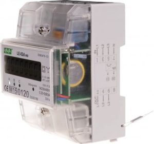 Elektros energijos skaitiklis, 1 klasė, 3x230V, 400V, 3x10(80A) 50Hz, 4 moduliai kWh