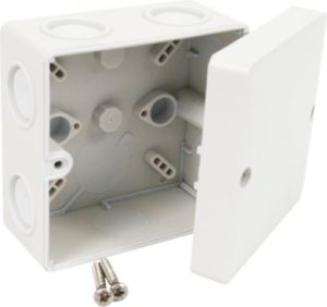 Jungiamoji dėžutė KSK 80 81x81x50 mm IP66 UV HF su dangteliu